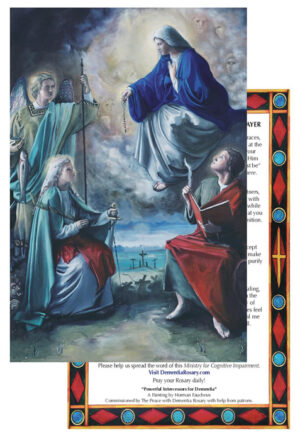 4″ x 6″ Prayer card of “Powerful Intercessors for Dementia” (Laminated)